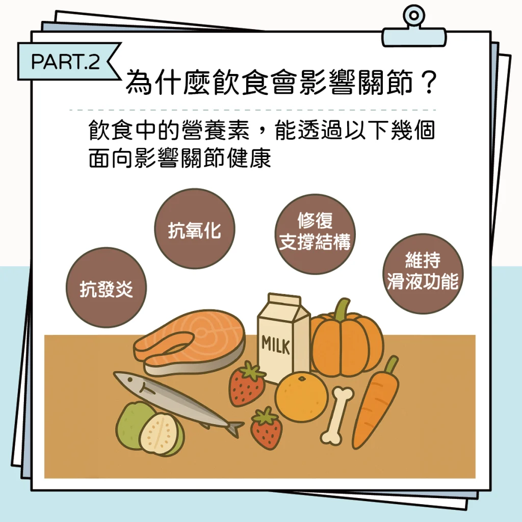 關節「卡卡痛痛」?飲食決定你走得穩不穩 卡卡痛痛3