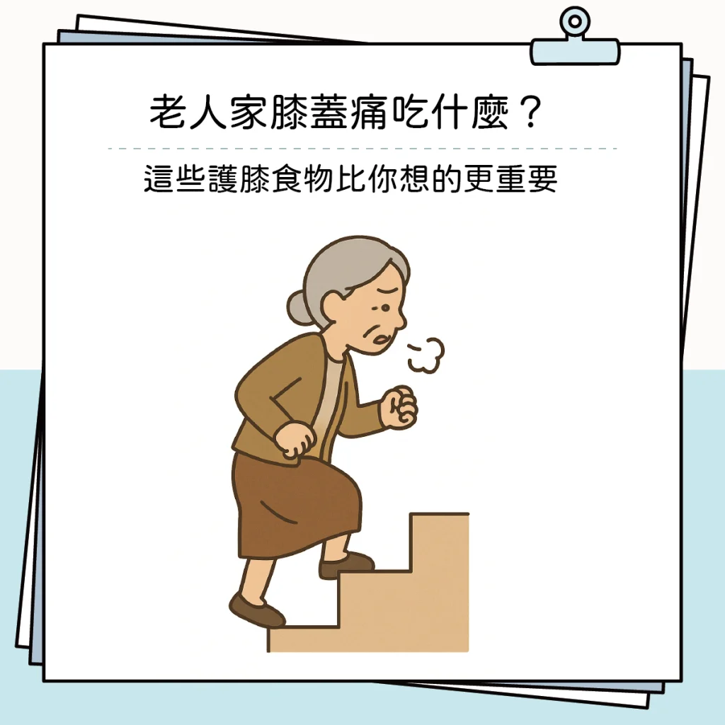 老人家膝蓋痛吃什麼?這些護膝食物比你想的更重要 膝蓋吃啥